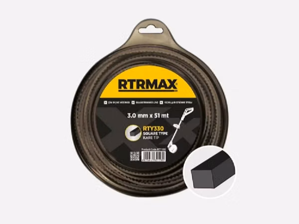 Леска для триммера квадратная RTRMAX RTY330 3U