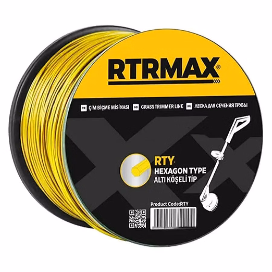 Леска для шестигранной косилки RTRMAX RTY443 D8
