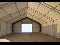 Hale de depozitare agricole cu tent. Corturi agricole. Depozit agricol din metal zincat cu tent. — foto 3