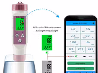 Tester apă 7 în 1: pH, TDS, EC, ORP, Salinitate, Temp., S.G. — photo 5