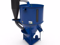 Moara cu aspiratie Kraft 22kw + Amestecator furaje 2000 kg — foto 3