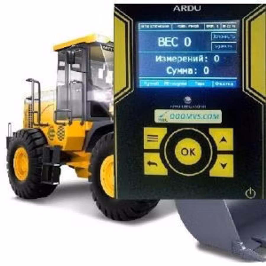 Cîntar la încărcător frontal, excavator, stivuitor etc