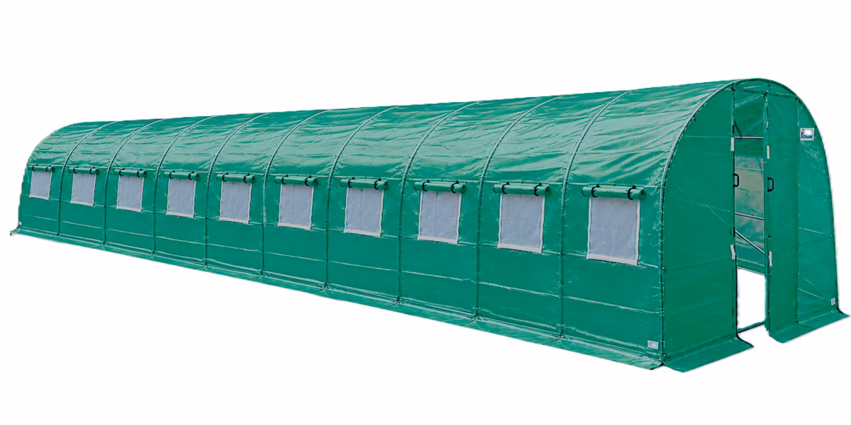 Seră Tip Tunel Cu Uși 10X4X2.5K - qb - livrare / credit / agroteh