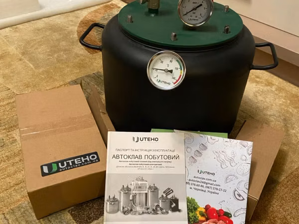 Продам автоклав У-Тех-8 из чёрной стали.