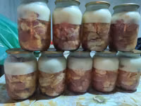 Se vinde tusonca de purcel in borcane de 1kg — foto 2
