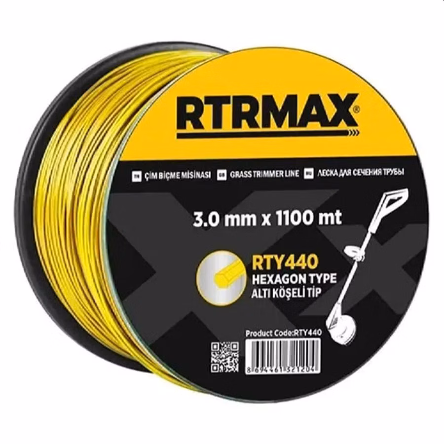 Леска для шестигранной косилки RTRMAX RTY440 V0