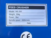 Tocator de furaje si cereale MS-350 /3kw — foto 4
