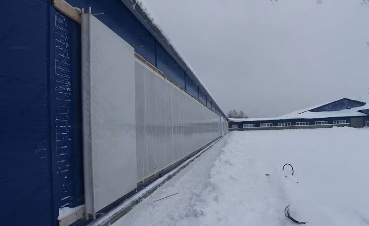 Световентиляционная штора "АгроТек Климат" для ферм КРС