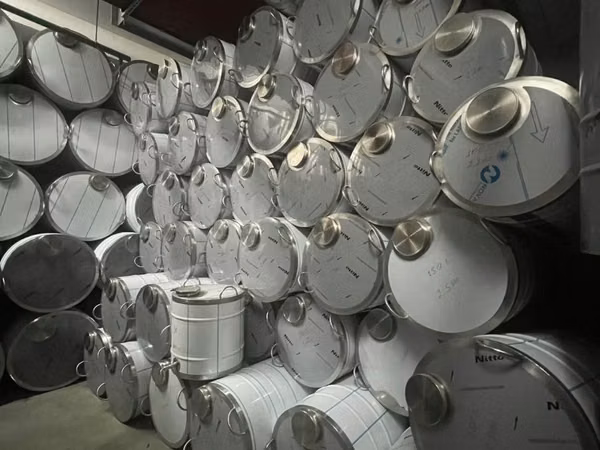 Butoi din inox alimentar.