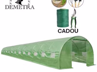 Теплица для сада Demetra 12 м-4 м-2.5 м, 240 г/м2, 32 мм 5C — 照片 1