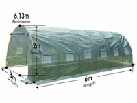 Sera Tip Tunel 6X3X2 M - ji - livrare/achitare in 4rate la 0% / agroteh — foto 2
