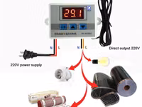 Термостаты на 220V, на 12V Термореле Терморегуляция Термометры электронные по 79 лей Выносной датчик — foto 2