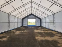 Hale de depozitare agricole cu tent. Corturi metalice cu tent — foto 3