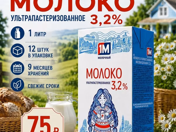 Молоко 1 молочный минск