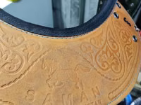 Кожаная набалдашник/налобник для упряжи лошади SAMAN - Производитель — foto 2