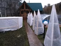 Agreel Material de acoperi mereu în stoc 6.35м 9.5м12.65м Укрывной материал,спанбонд,агрил,мульча — 照片 3