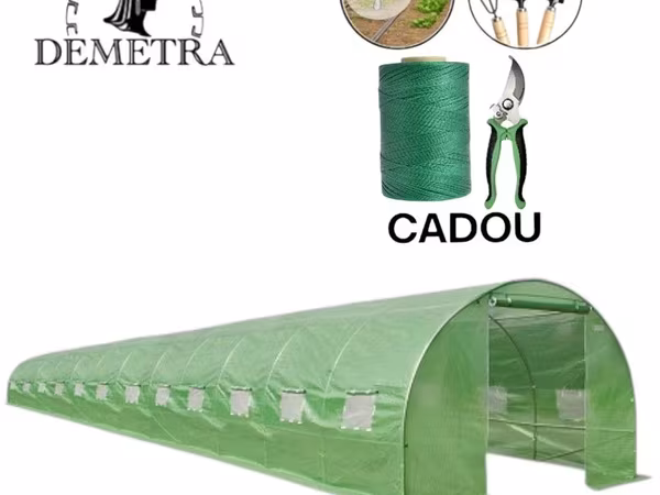 Теплица для сада Demetra 12 м-3 м-2,25 м , 200 г/м2, 26 мм L0