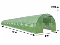 Теплица для сада Demetra 12 м-3 м-2,25 м , 200 г/м2, 26 мм L0 — 5-rasm