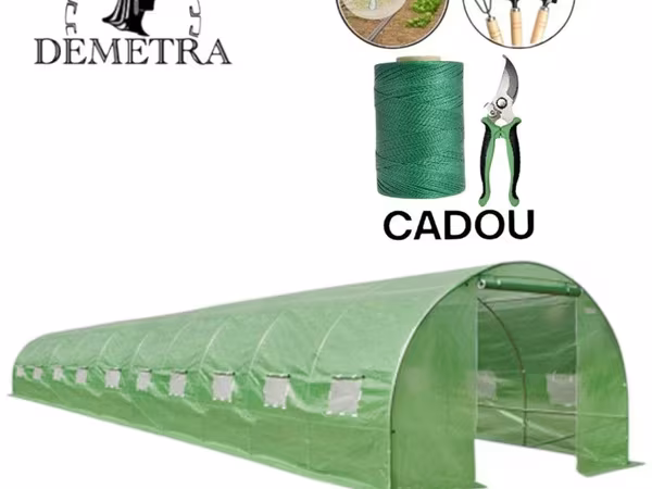 Теплица для сада Demetra 10 м-3 м-2,25 м, 200 г/м2, 26 мм D0