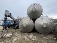 Cisterne Inox Verticale cu picioare V 50m3, Stare foarte buna — फ़ोटो 1