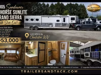 2004 Sundowner Trailers 8016 Sunlite 725 Grand Sierra Gooseneck Horse Trailer — foto 1